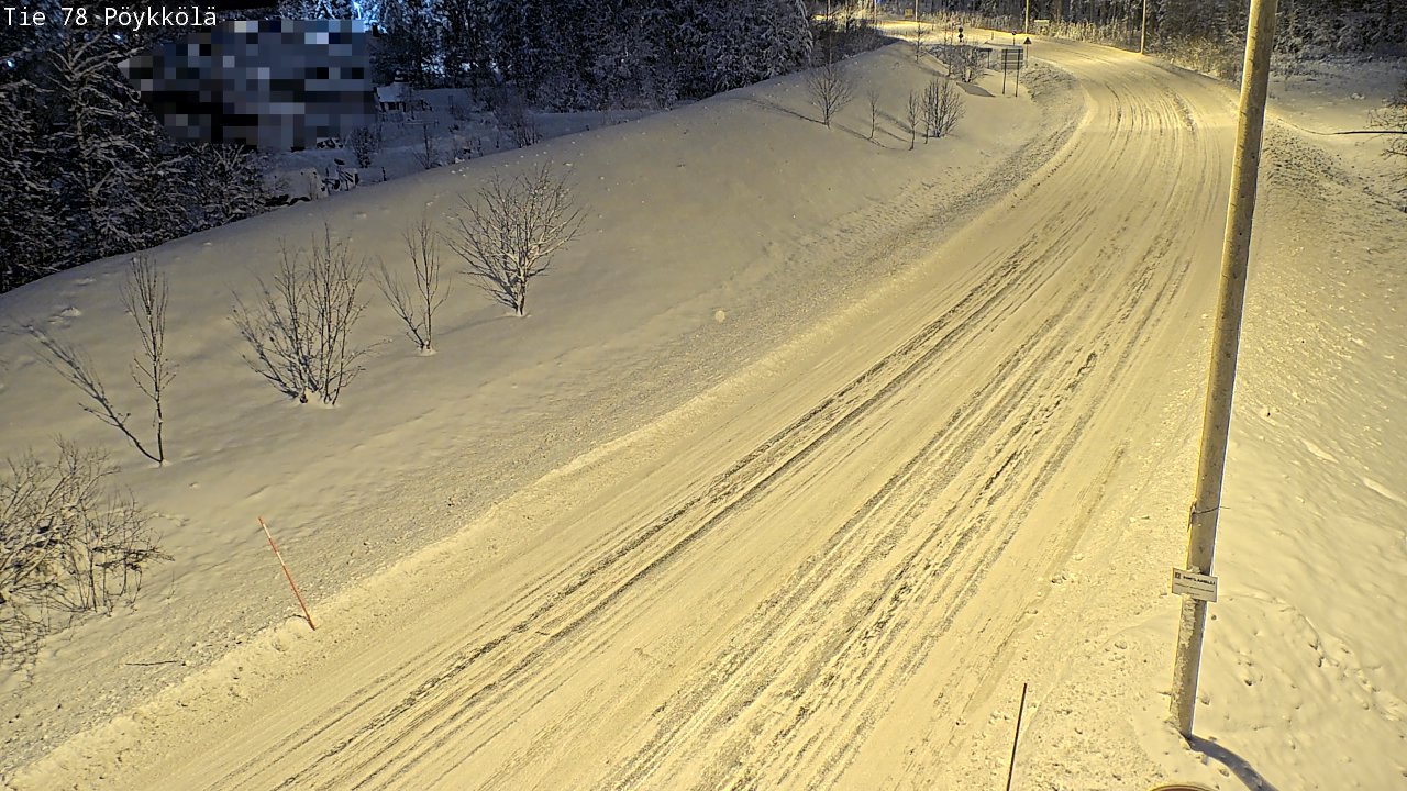 Kelikamerat Kuva Tie 78 Rovaniemi, Pöykkölä, Rovaniemi, Lappi