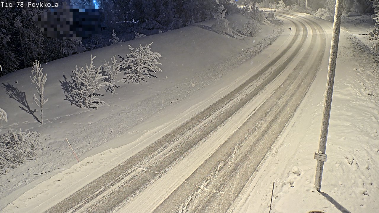 Kelikamerat Kuva Tie 78 Rovaniemi, Pöykkölä, Rovaniemi, Lappi