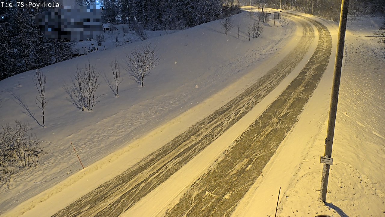 Kelikamerat Kuva Tie 78 Rovaniemi, Pöykkölä, Rovaniemi, Lappi