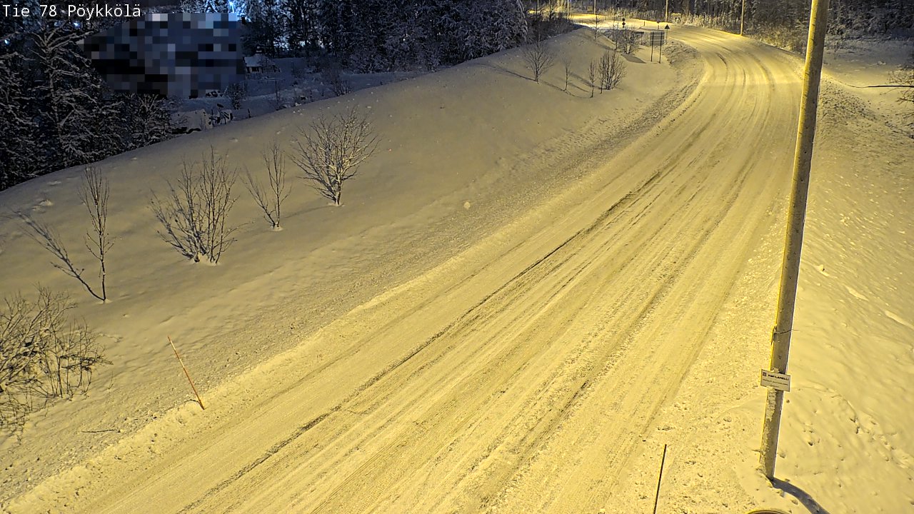 Kelikamerat Kuva Tie 78 Rovaniemi, Pöykkölä, Rovaniemi, Lappi