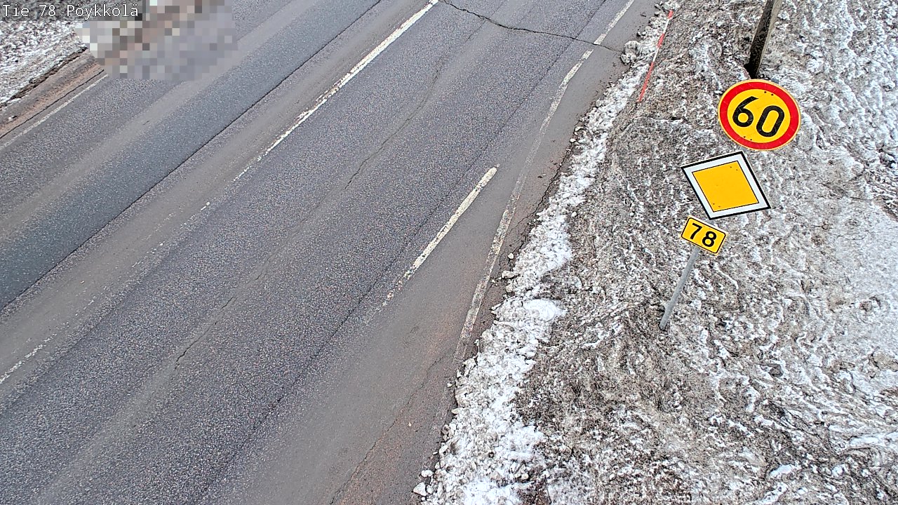 Kelikamerat Kuva Tie 78 Rovaniemi, Pöykkölä, Rovaniemi, Lappi