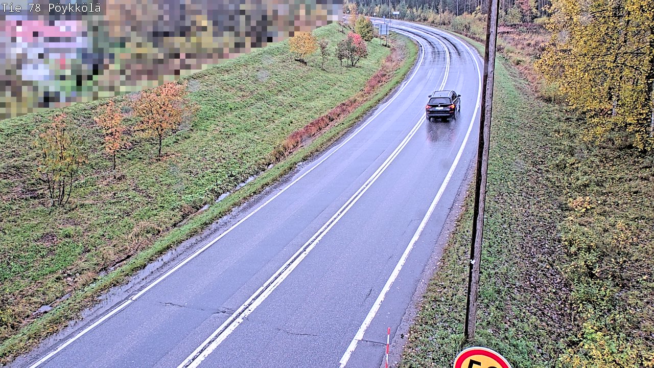 Weather Camera Image Väg 78 Rovaniemi, Pöykkölä, Rovaniemi, Lappi