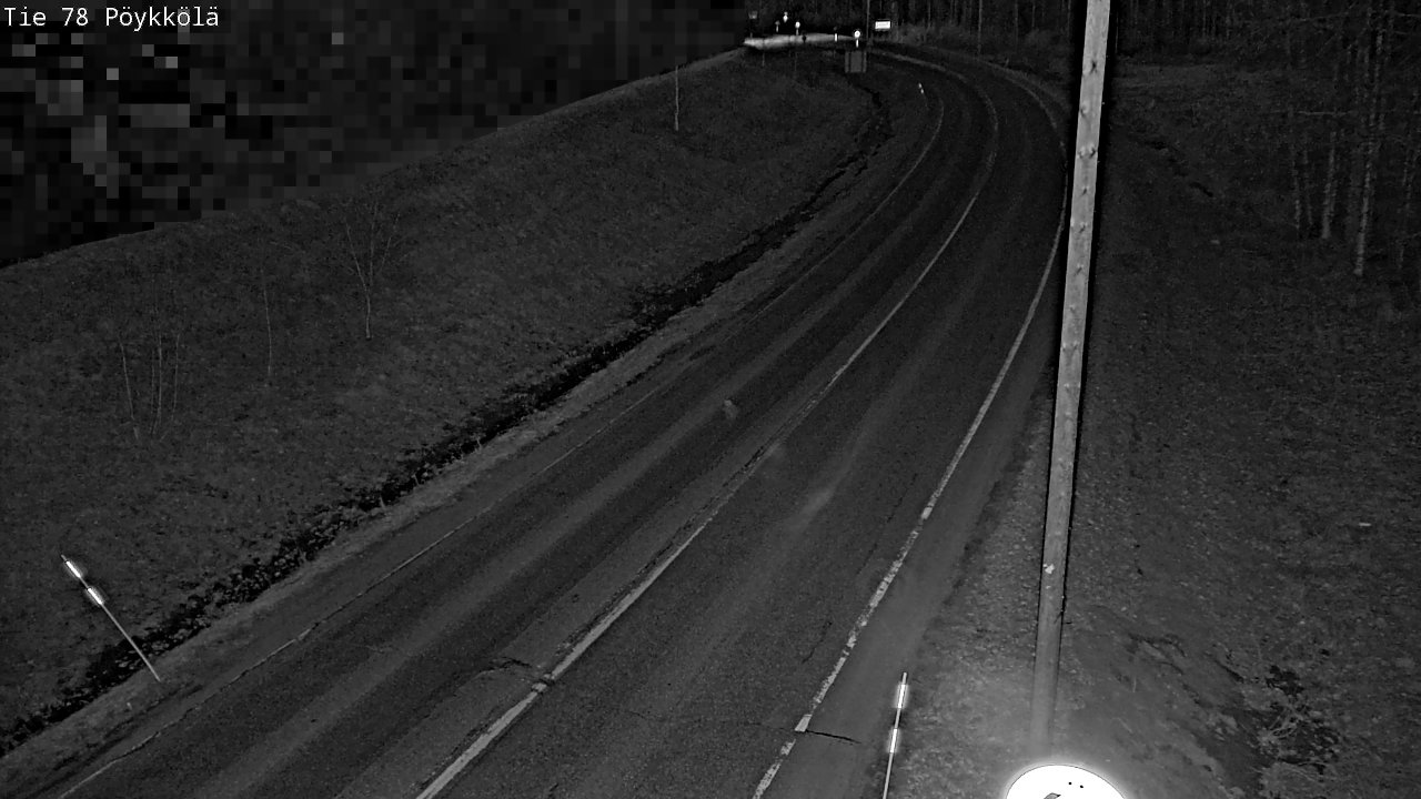 Weather Camera Image Road 78 Rovaniemi, Pöykkölä, Rovaniemi, Lappi