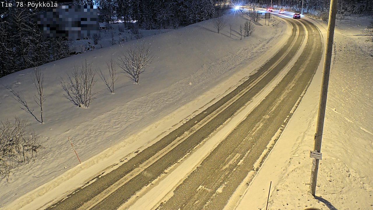 Kelikamerat Kuva Tie 78 Rovaniemi, Pöykkölä, Rovaniemi, Lappi