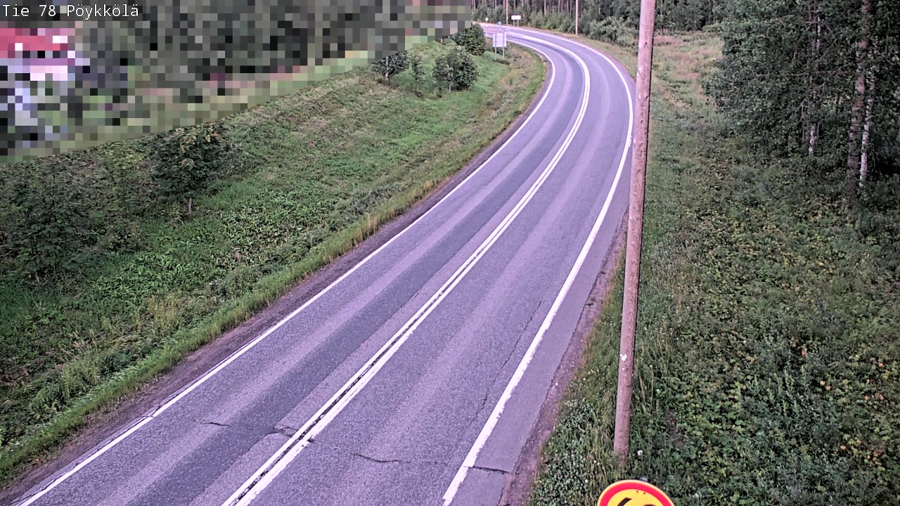 Kelikamerat Kuva Tie 78 Rovaniemi, Pöykkölä, Rovaniemi, Lappi