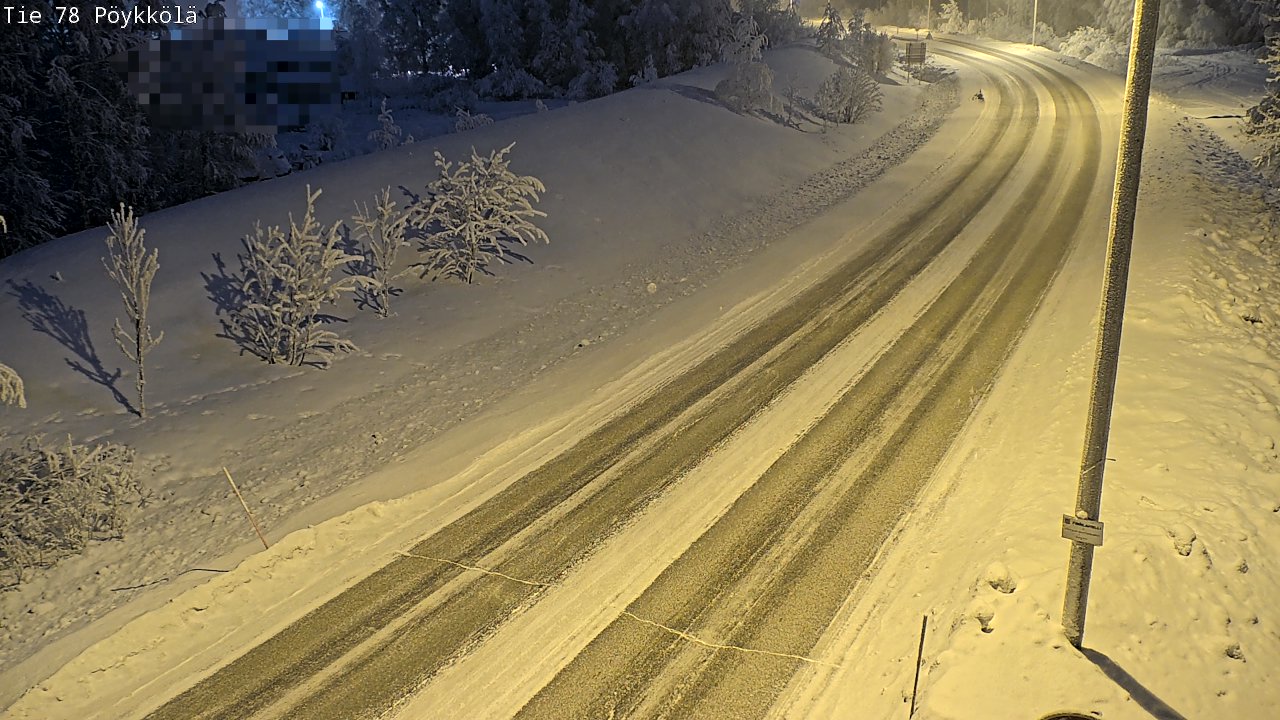 Kelikamerat Kuva Tie 78 Rovaniemi, Pöykkölä, Rovaniemi, Lappi