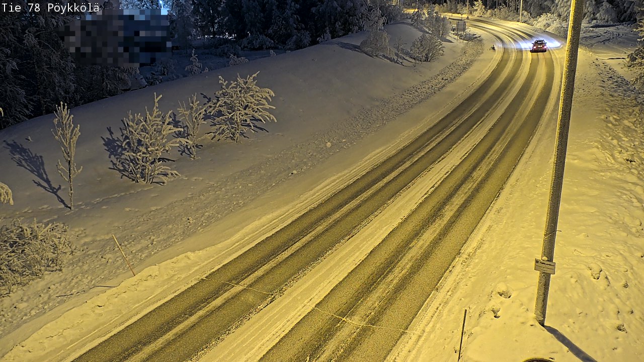 Kelikamerat Kuva Tie 78 Rovaniemi, Pöykkölä, Rovaniemi, Lappi