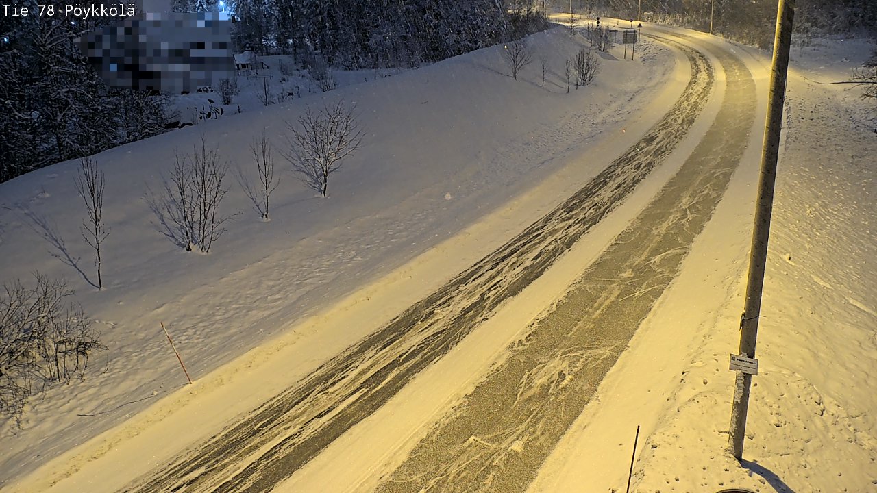 Kelikamerat Kuva Tie 78 Rovaniemi, Pöykkölä, Rovaniemi, Lappi