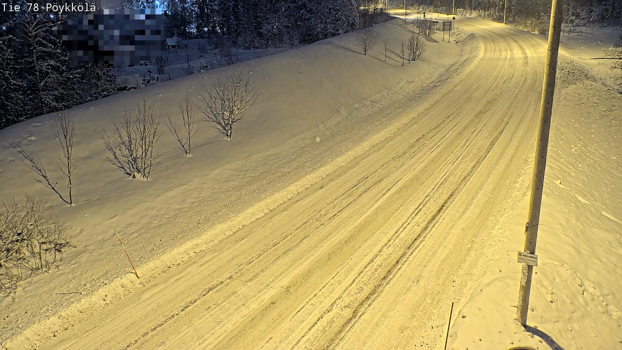 Kelikamerat Kuva Tie 78 Rovaniemi, Pöykkölä, Rovaniemi, Lappi
