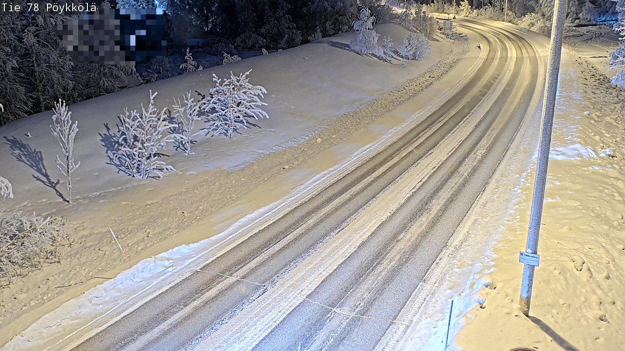 Kelikamerat Kuva Tie 78 Rovaniemi, Pöykkölä, Rovaniemi, Lappi