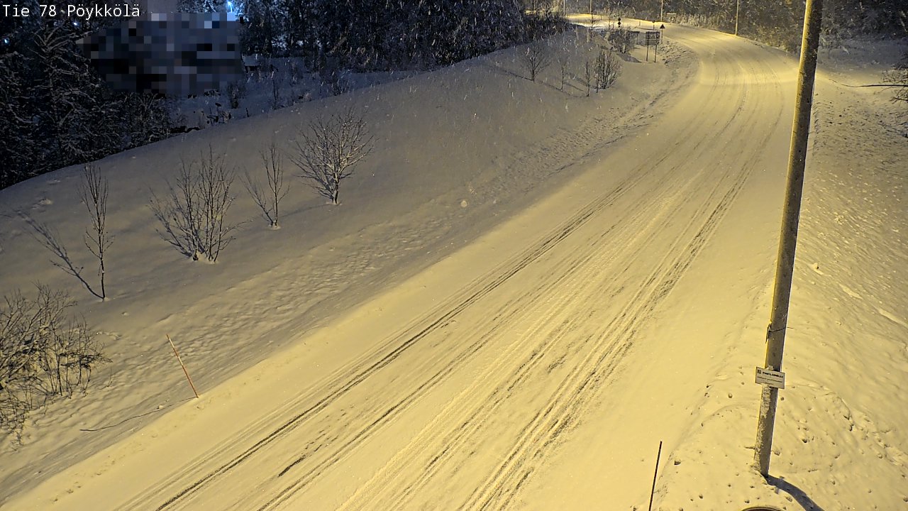 Kelikamerat Kuva Tie 78 Rovaniemi, Pöykkölä, Rovaniemi, Lappi