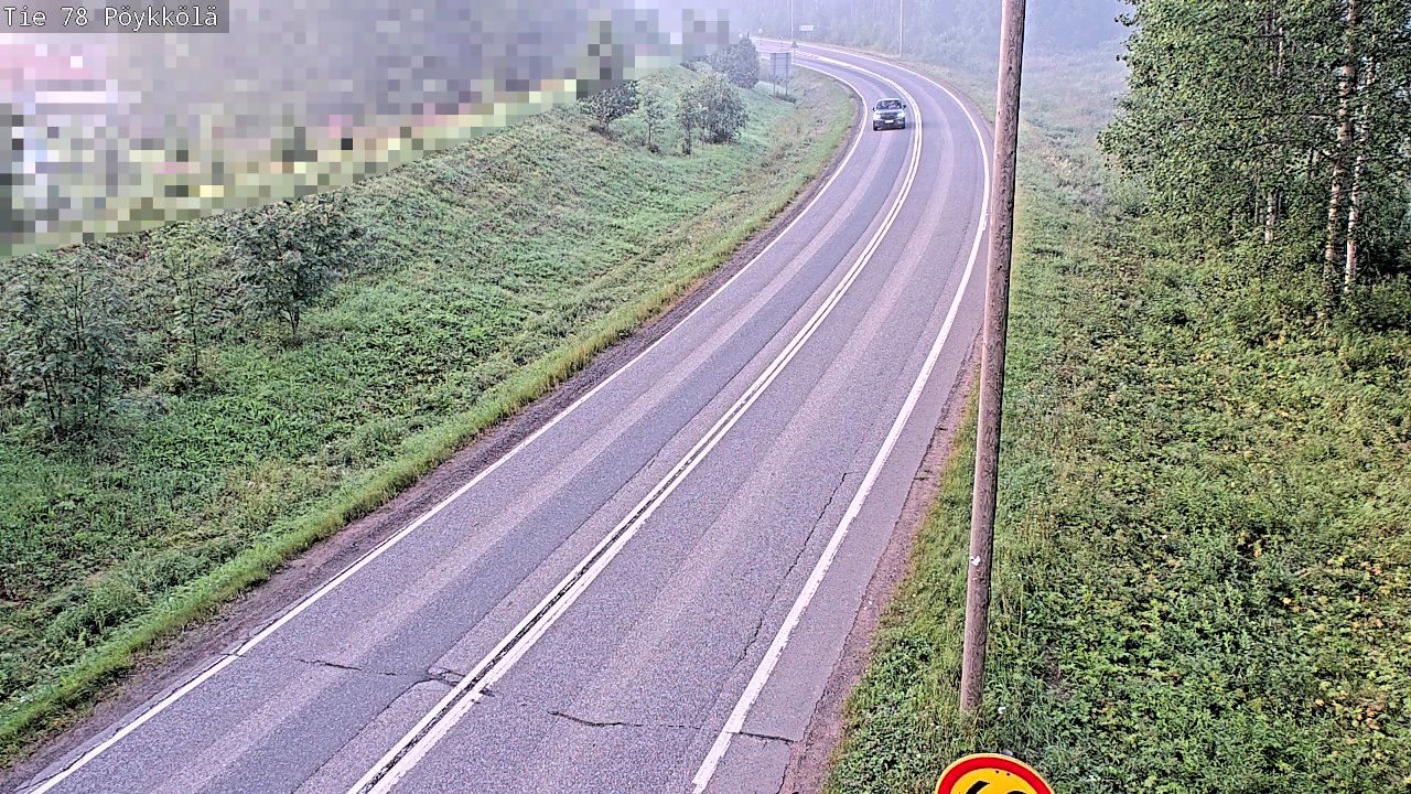Weather Camera Image Road 78 Rovaniemi, Pöykkölä, Rovaniemi, Lappi