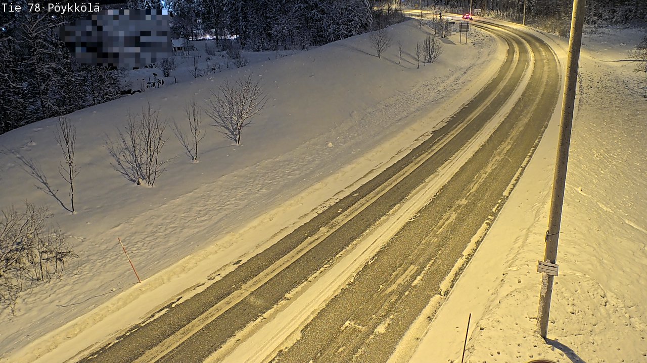 Kelikamerat Kuva Tie 78 Rovaniemi, Pöykkölä, Rovaniemi, Lappi