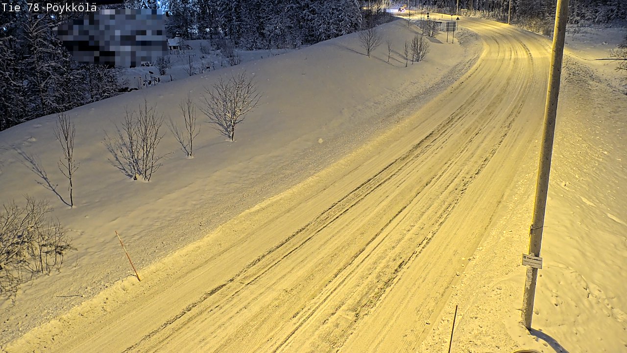 Kelikamerat Kuva Tie 78 Rovaniemi, Pöykkölä, Rovaniemi, Lappi