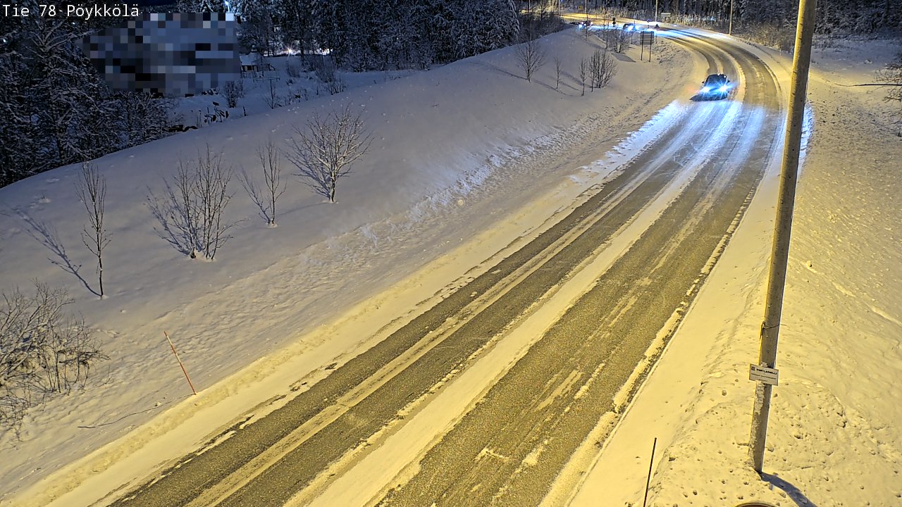 Kelikamerat Kuva Tie 78 Rovaniemi, Pöykkölä, Rovaniemi, Lappi