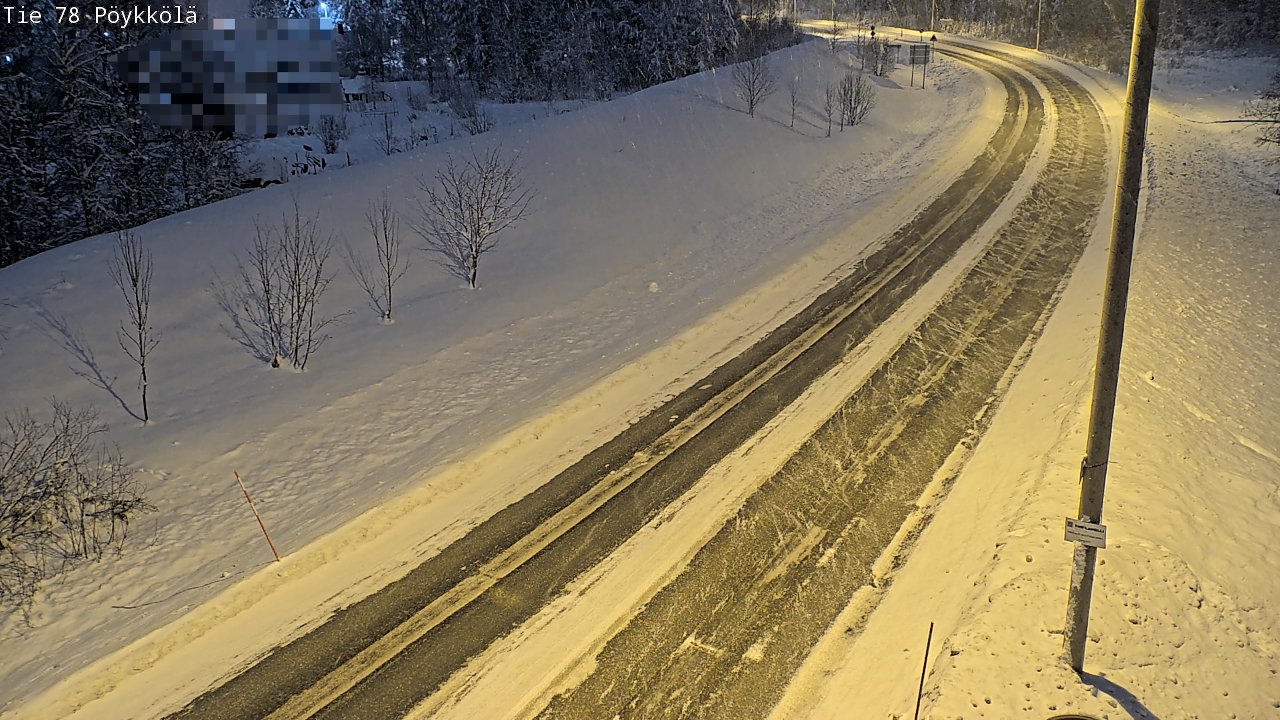 Kelikamerat Kuva Tie 78 Rovaniemi, Pöykkölä, Rovaniemi, Lappi