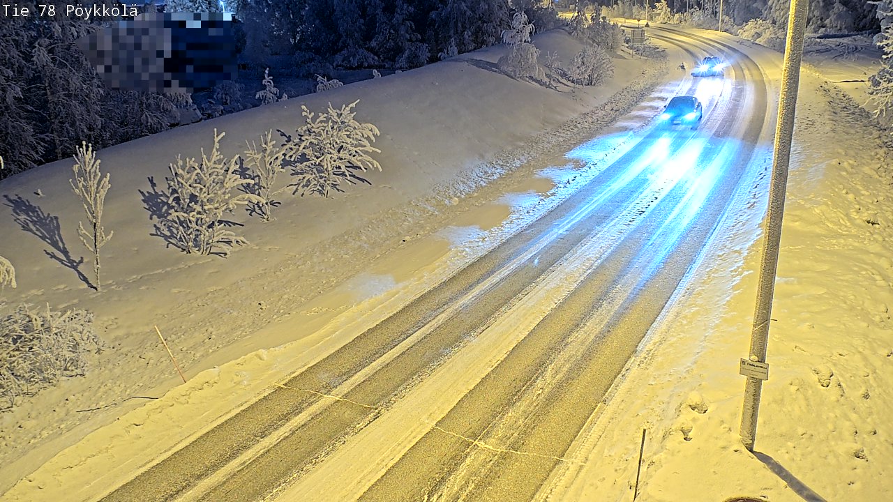 Kelikamerat Kuva Tie 78 Rovaniemi, Pöykkölä, Rovaniemi, Lappi