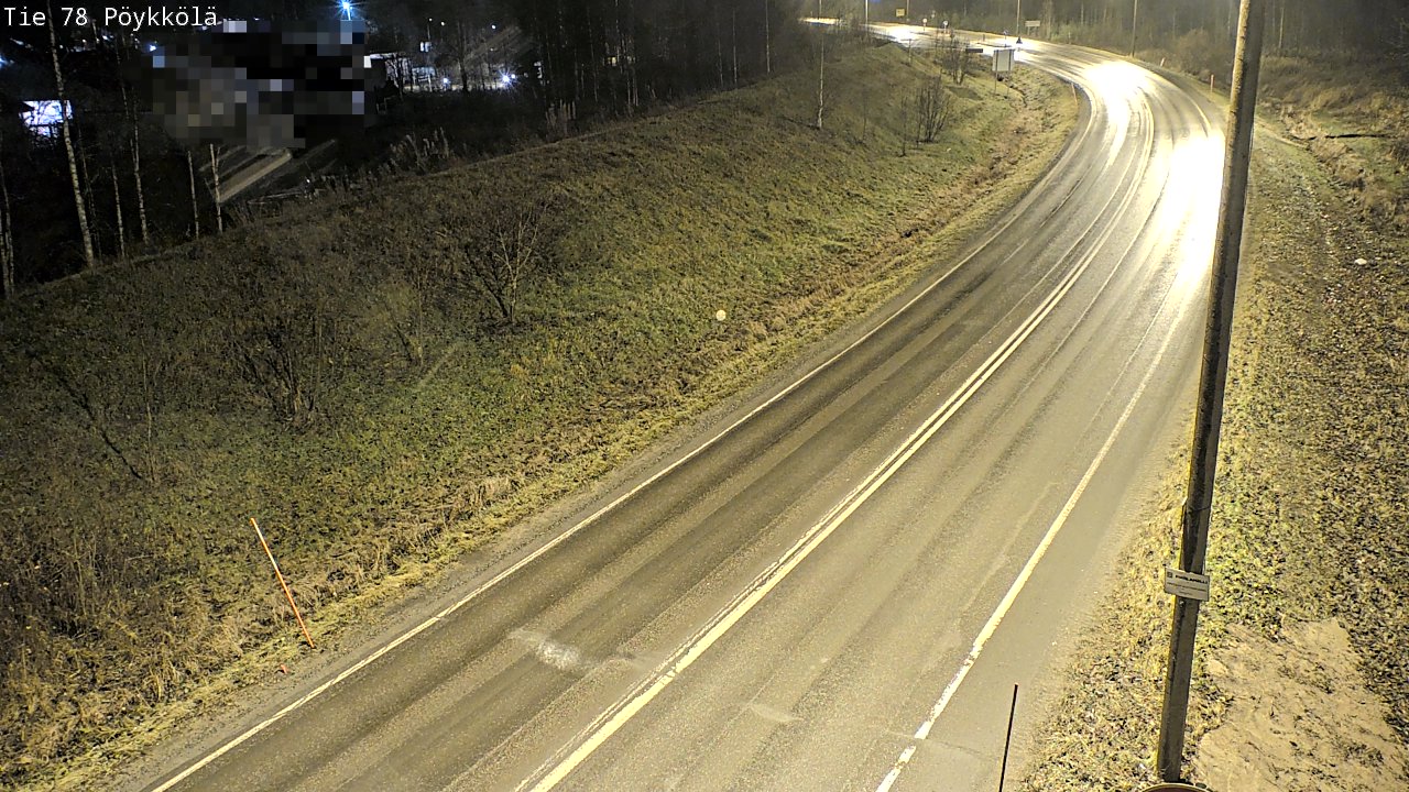 Weather Camera Image Väg 78 Rovaniemi, Pöykkölä, Rovaniemi, Lappi