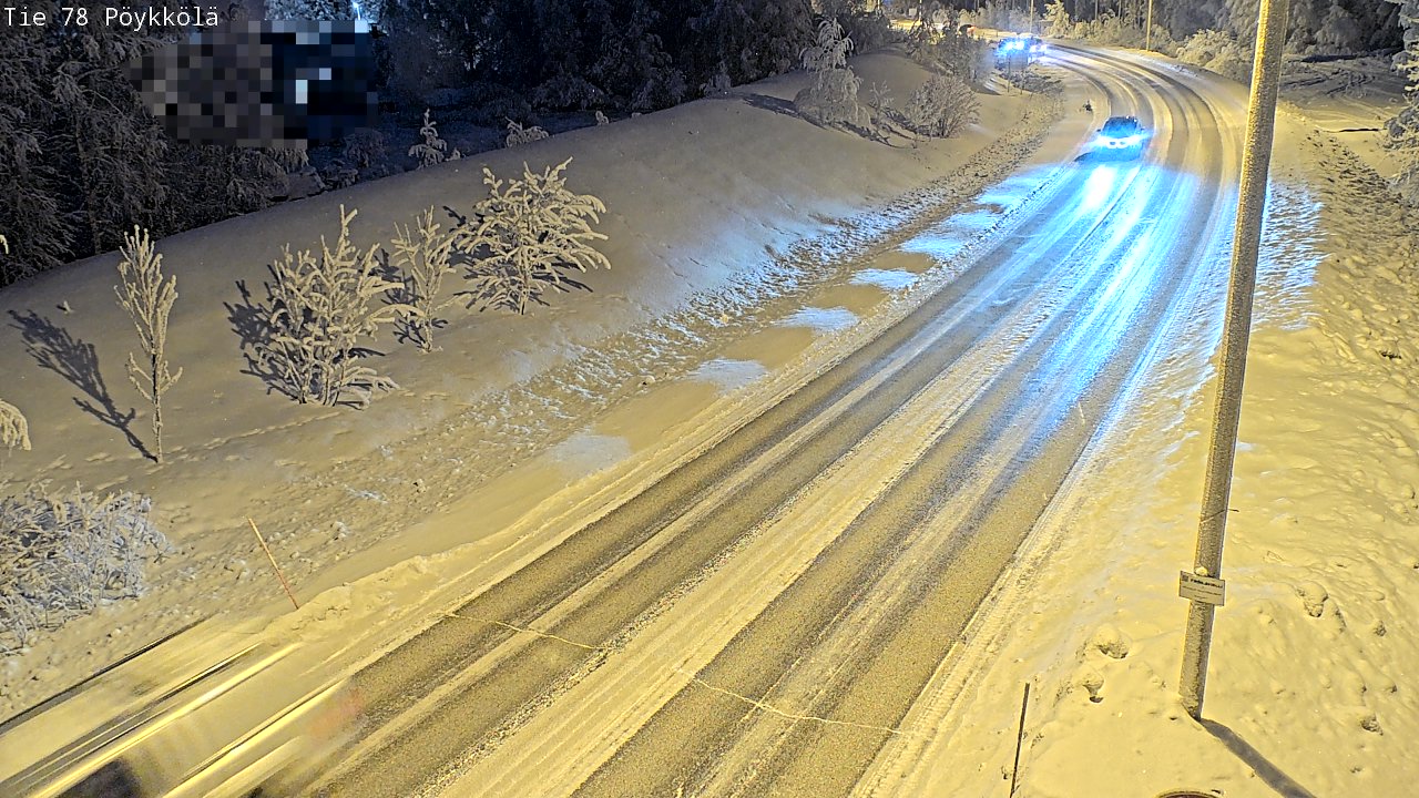 Kelikamerat Kuva Tie 78 Rovaniemi, Pöykkölä, Rovaniemi, Lappi