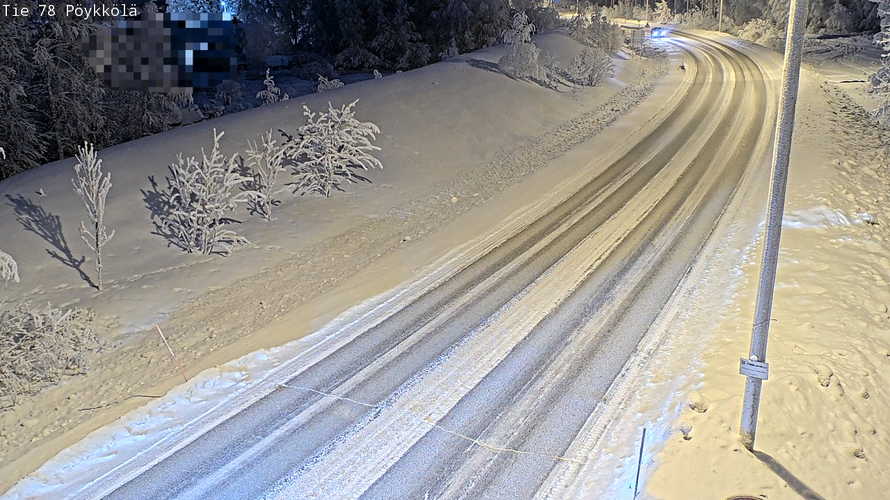 Kelikamerat Kuva Tie 78 Rovaniemi, Pöykkölä, Rovaniemi, Lappi