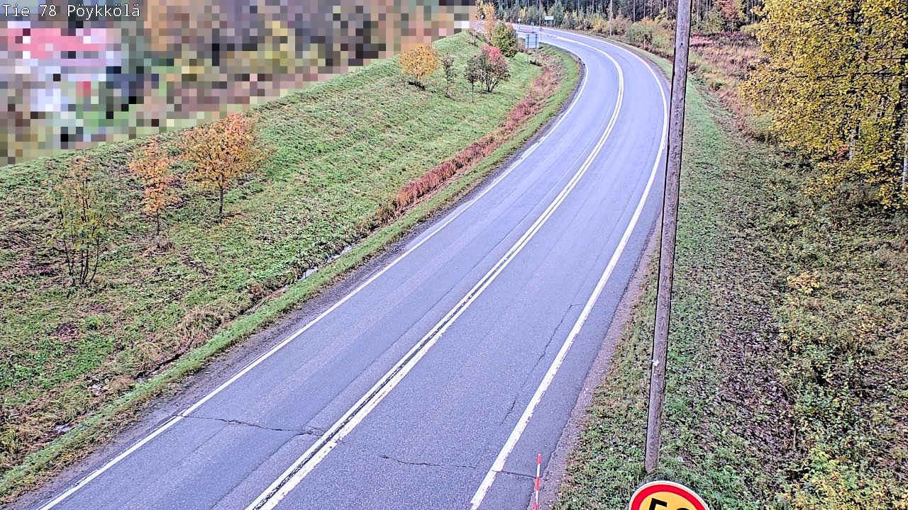 Kelikamerat Kuva Tie 78 Rovaniemi, Pöykkölä, Rovaniemi, Lappi