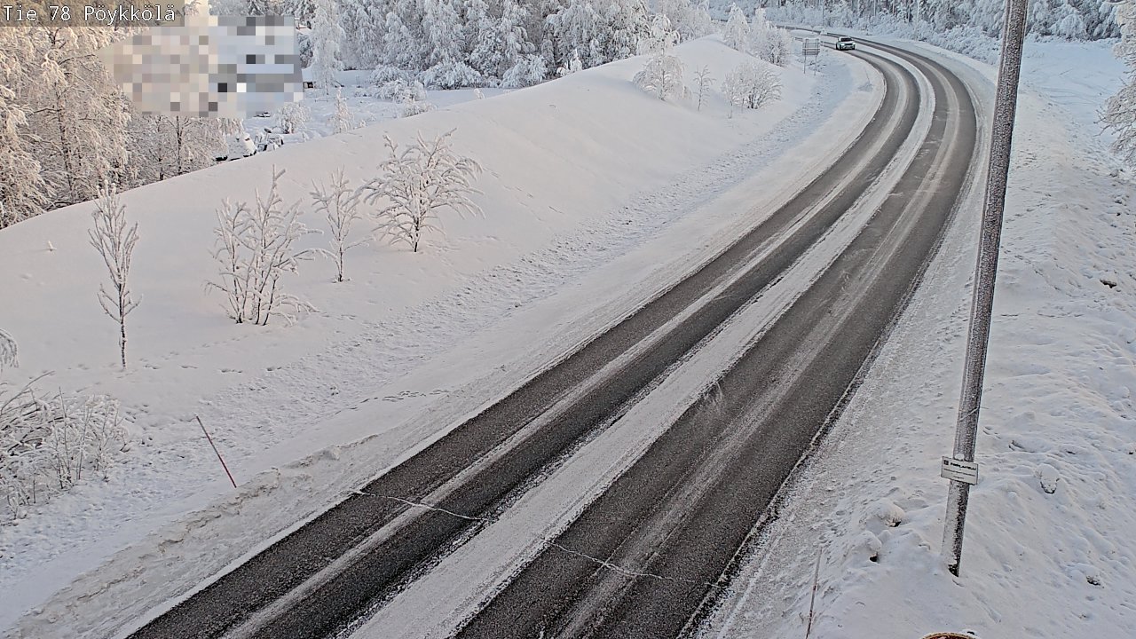 Weather Camera Image Road 78 Rovaniemi, Pöykkölä, Rovaniemi, Lappi