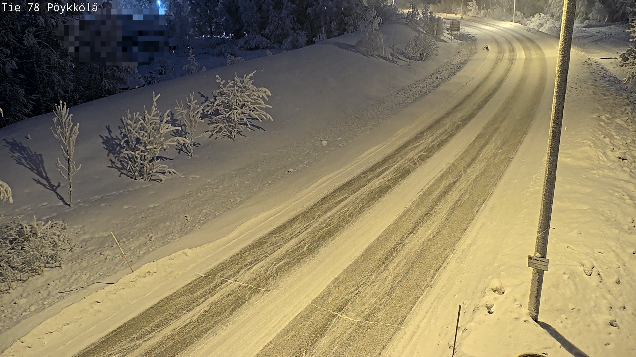 Kelikamerat Kuva Tie 78 Rovaniemi, Pöykkölä, Rovaniemi, Lappi