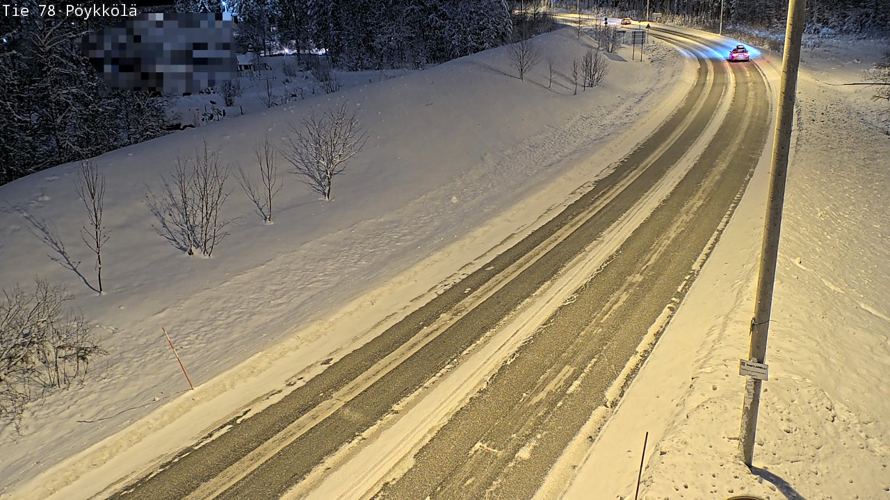 Kelikamerat Kuva Tie 78 Rovaniemi, Pöykkölä, Rovaniemi, Lappi