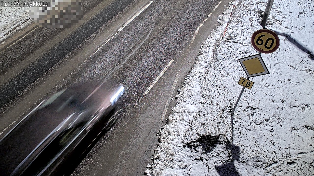 Kelikamerat Kuva Tie 78 Rovaniemi, Pöykkölä, Rovaniemi, Lappi