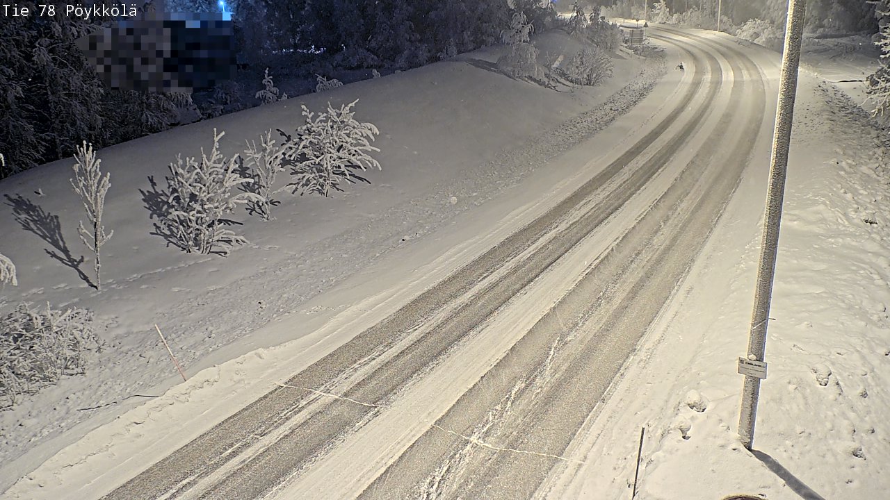 Kelikamerat Kuva Tie 78 Rovaniemi, Pöykkölä, Rovaniemi, Lappi