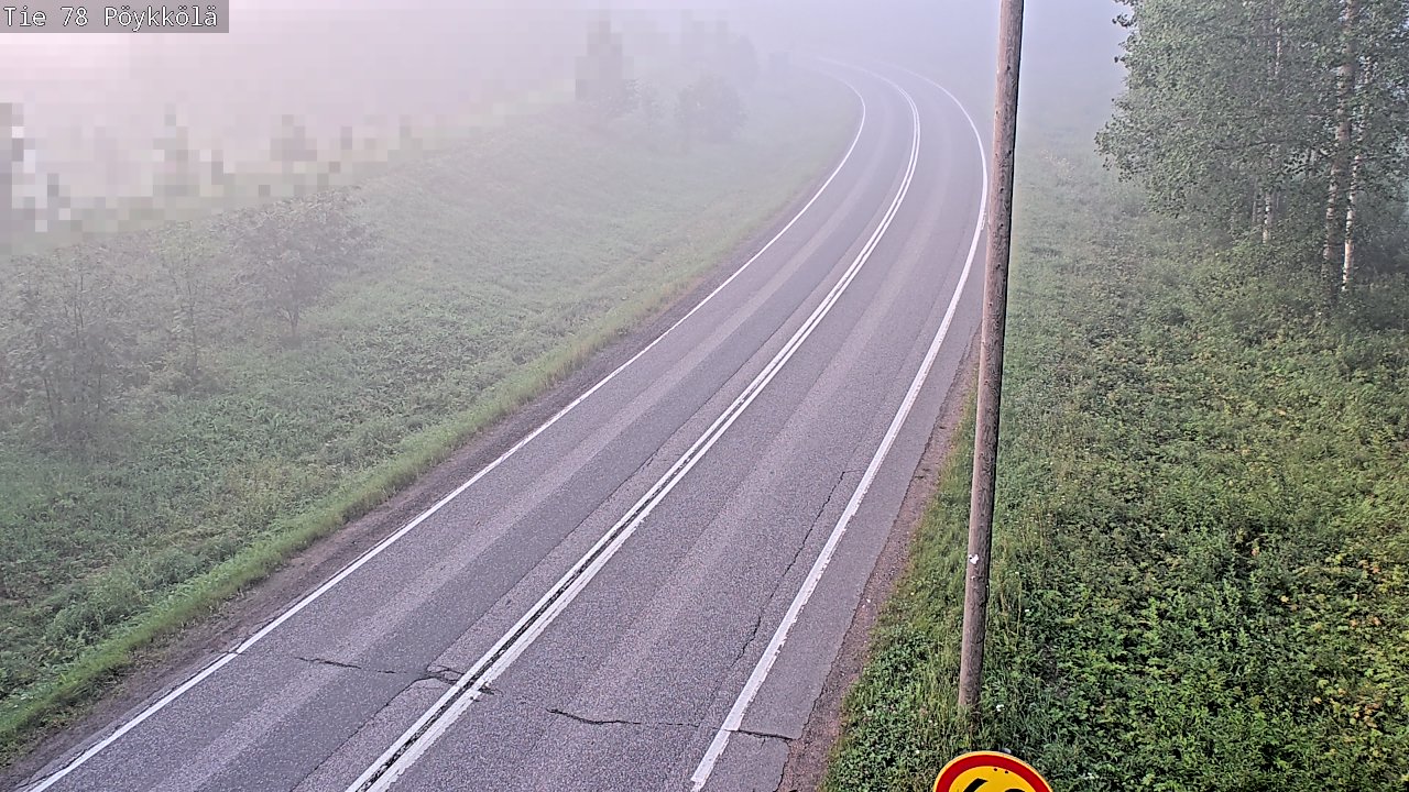 Weather Camera Image Road 78 Rovaniemi, Pöykkölä, Rovaniemi, Lappi