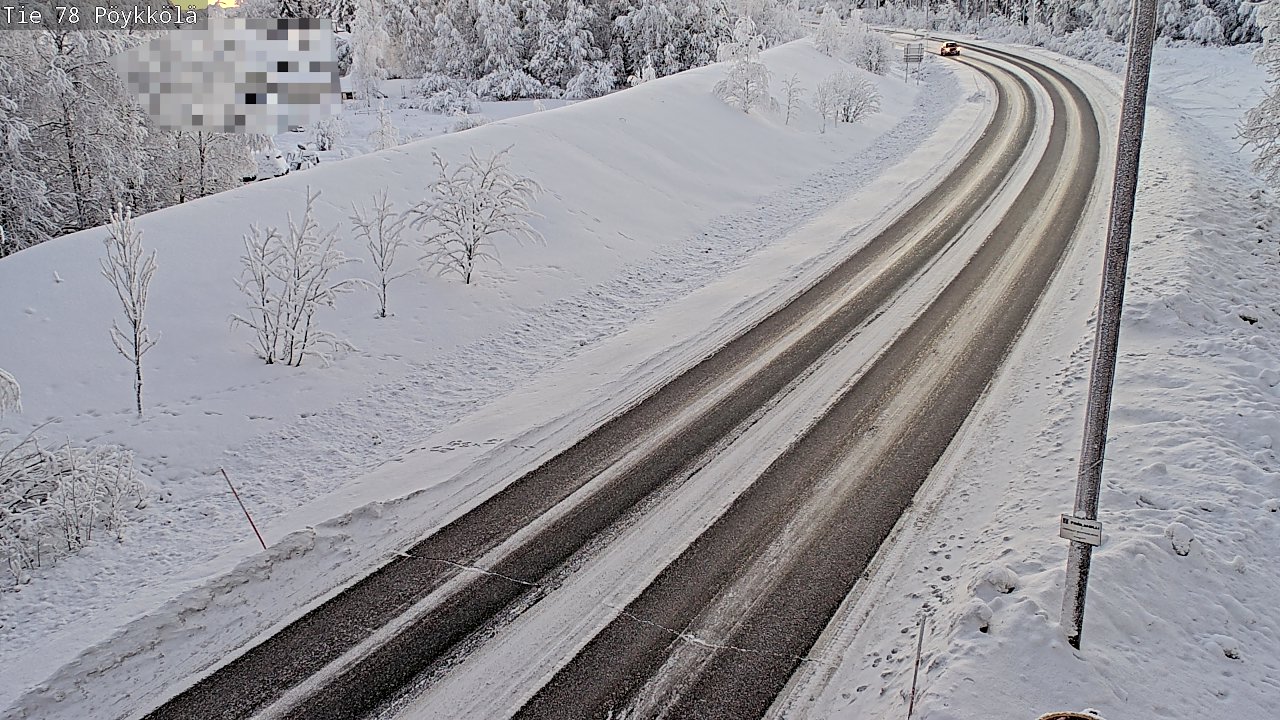 Kelikamerat Kuva Tie 78 Rovaniemi, Pöykkölä, Rovaniemi, Lappi