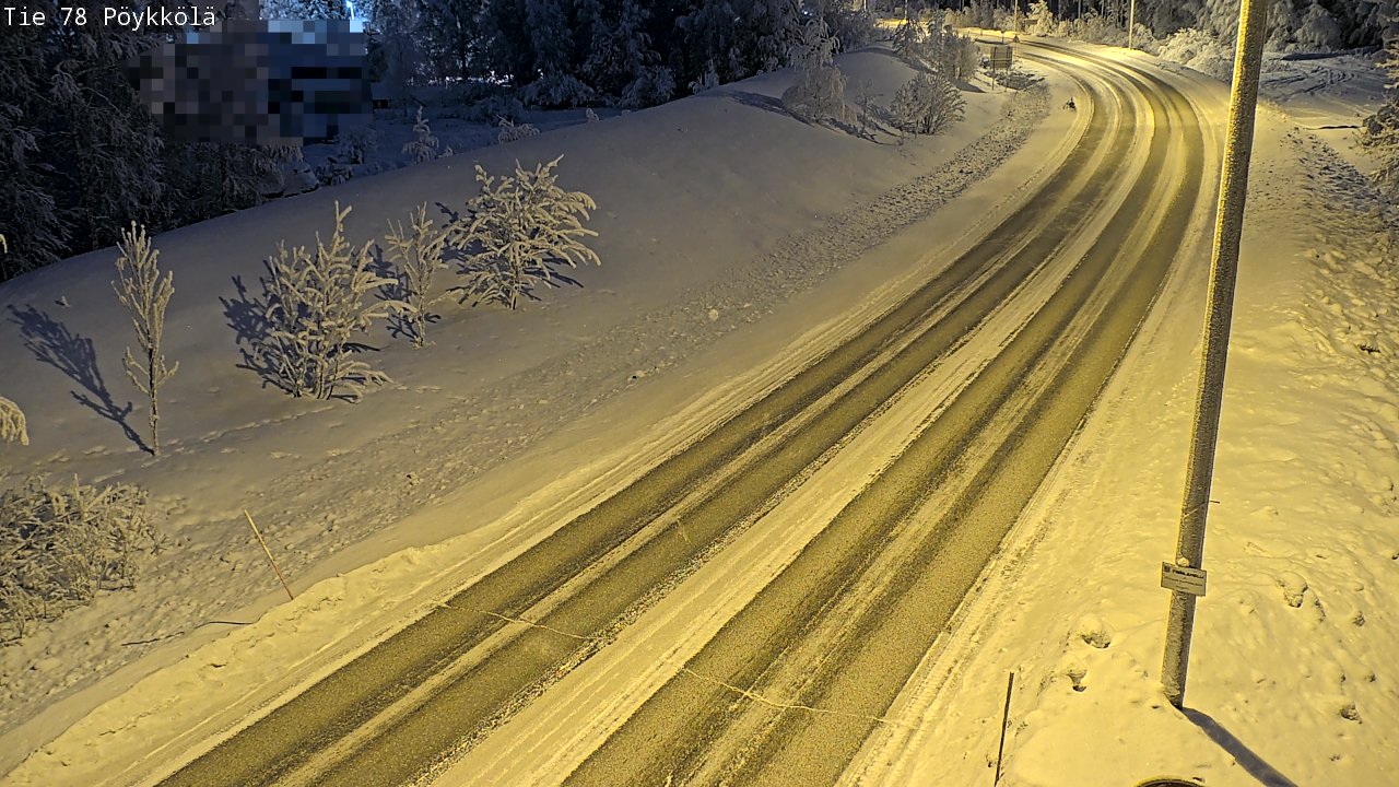 Kelikamerat Kuva Tie 78 Rovaniemi, Pöykkölä, Rovaniemi, Lappi
