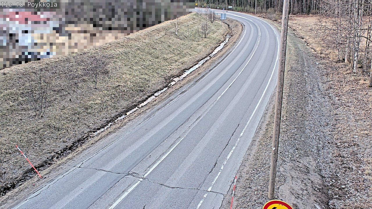 Weather Camera Image Road 78 Rovaniemi, Pöykkölä, Rovaniemi, Lappi