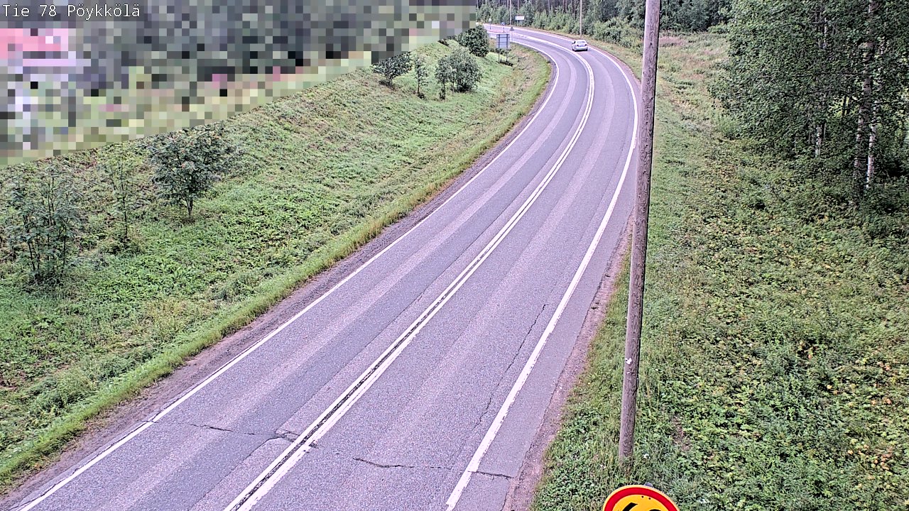 Weather Camera Image Road 78 Rovaniemi, Pöykkölä, Rovaniemi, Lappi