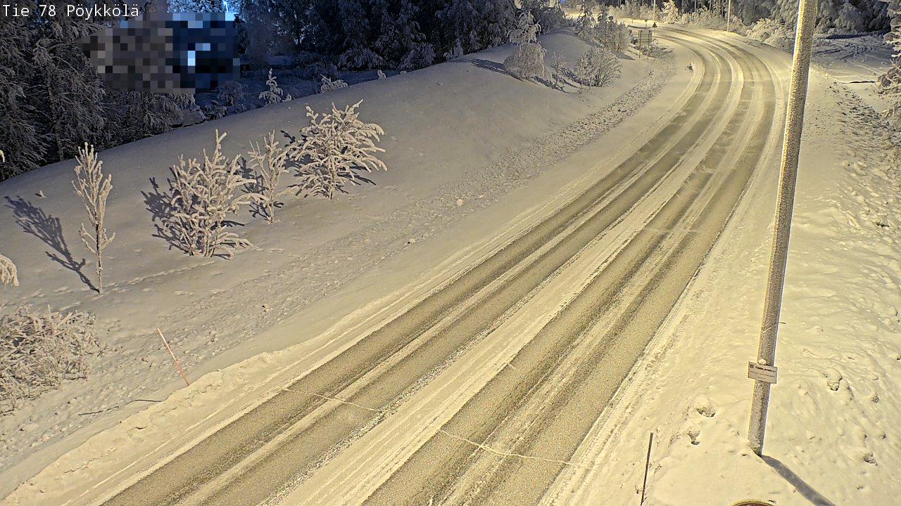 Kelikamerat Kuva Tie 78 Rovaniemi, Pöykkölä, Rovaniemi, Lappi