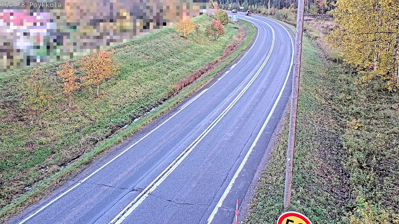 Kelikamerat Kuva Tie 78 Rovaniemi, Pöykkölä, Rovaniemi, Lappi