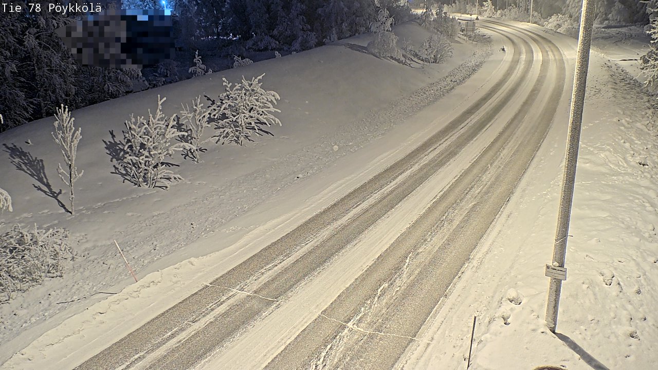 Kelikamerat Kuva Tie 78 Rovaniemi, Pöykkölä, Rovaniemi, Lappi