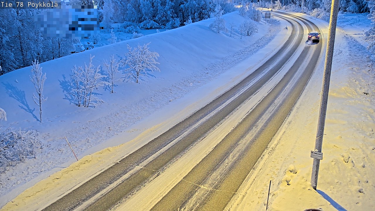 Kelikamerat Kuva Tie 78 Rovaniemi, Pöykkölä, Rovaniemi, Lappi