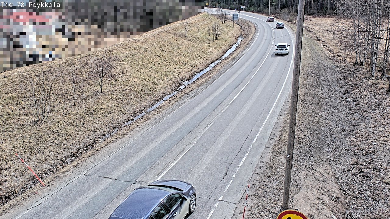 Weather Camera Image Väg 78 Rovaniemi, Pöykkölä, Rovaniemi, Lappi