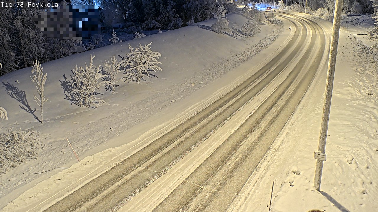 Kelikamerat Kuva Tie 78 Rovaniemi, Pöykkölä, Rovaniemi, Lappi