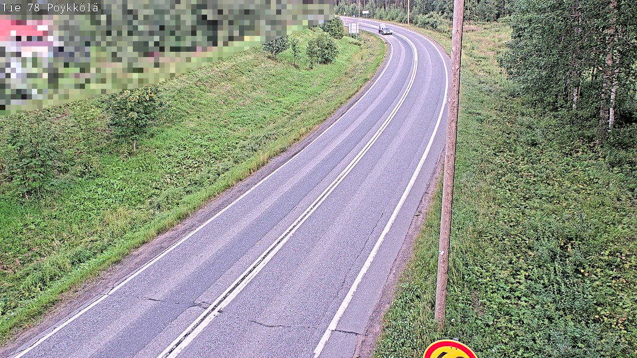 Kelikamerat Kuva Tie 78 Rovaniemi, Pöykkölä, Rovaniemi, Lappi