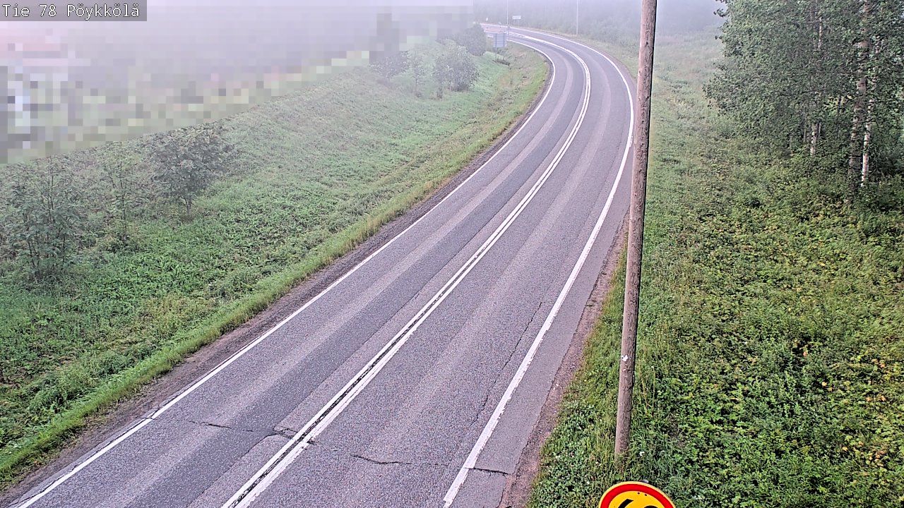Weather Camera Image Road 78 Rovaniemi, Pöykkölä, Rovaniemi, Lappi