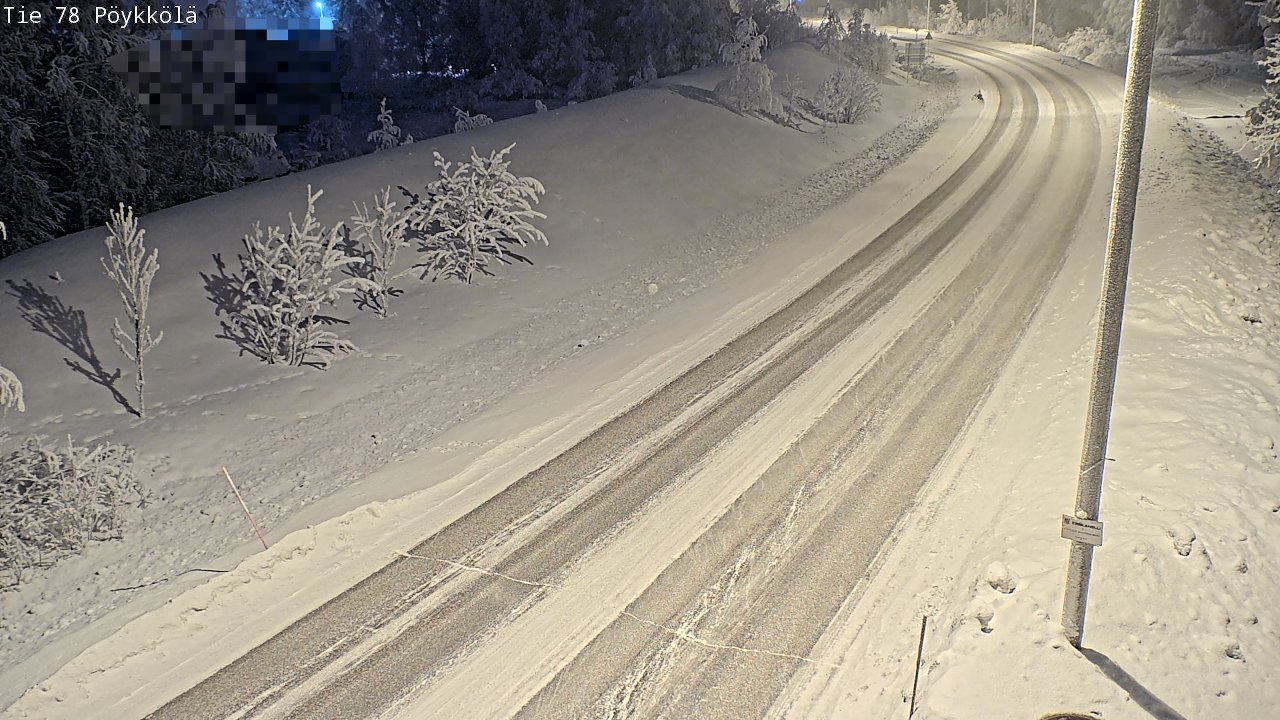 Kelikamerat Kuva Tie 78 Rovaniemi, Pöykkölä, Rovaniemi, Lappi