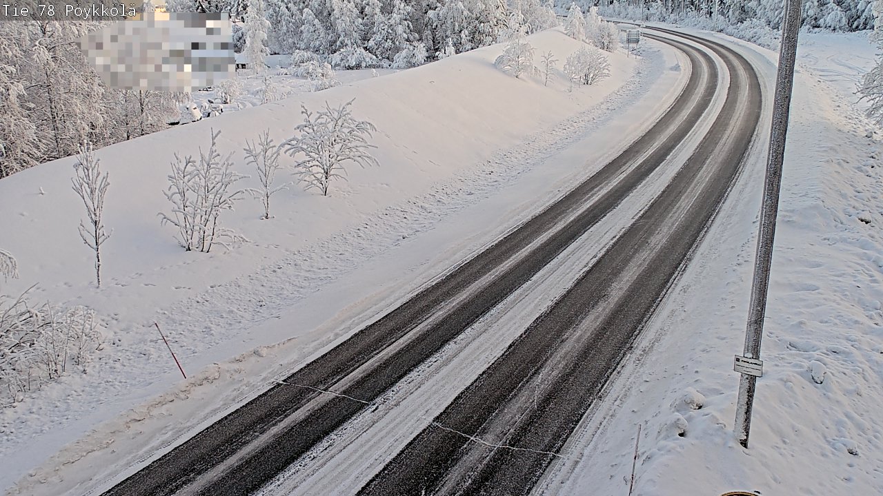 Kelikamerat Kuva Tie 78 Rovaniemi, Pöykkölä, Rovaniemi, Lappi