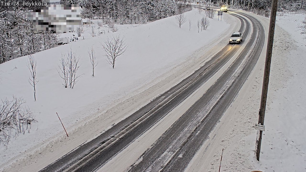 Kelikamerat Kuva Tie 78 Rovaniemi, Pöykkölä, Rovaniemi, Lappi