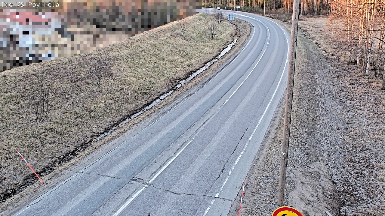Weather Camera Image Road 78 Rovaniemi, Pöykkölä, Rovaniemi, Lappi