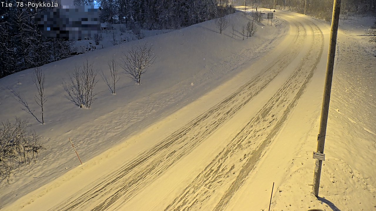 Kelikamerat Kuva Tie 78 Rovaniemi, Pöykkölä, Rovaniemi, Lappi