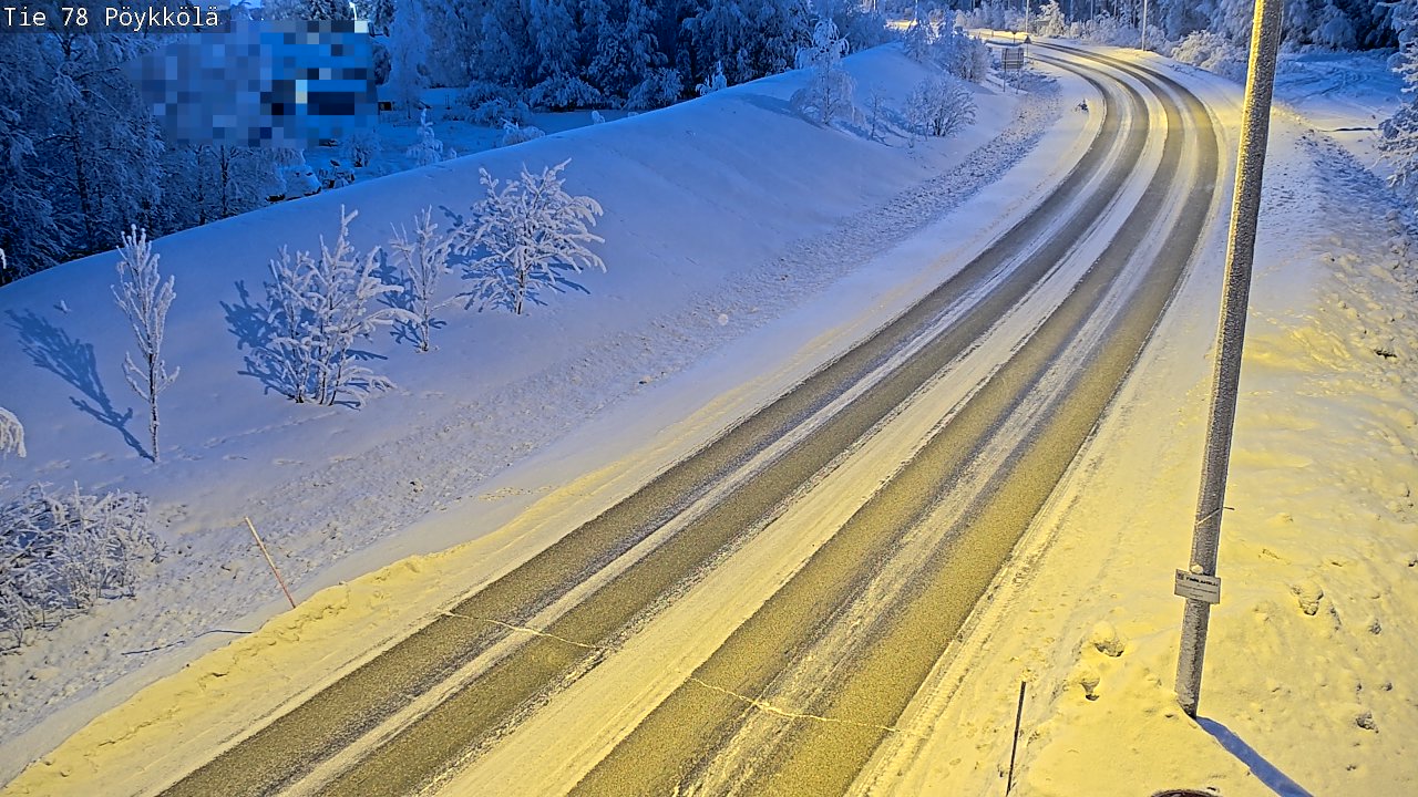 Kelikamerat Kuva Tie 78 Rovaniemi, Pöykkölä, Rovaniemi, Lappi