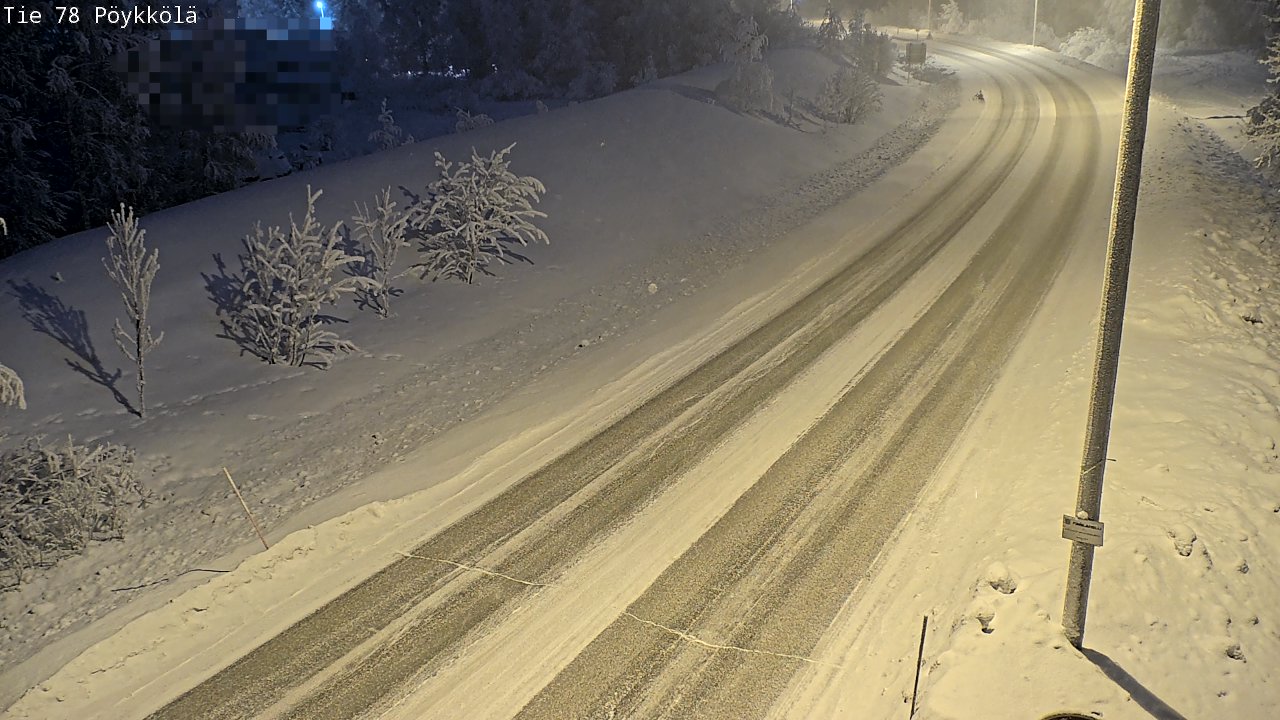 Kelikamerat Kuva Tie 78 Rovaniemi, Pöykkölä, Rovaniemi, Lappi